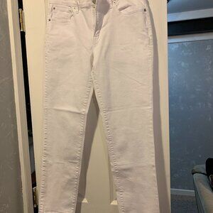 Womens white Gap jeans